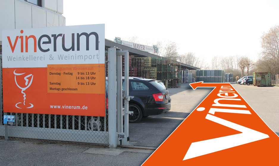  Vinerum - Anfahrt zu unserem Weinfachgeschäft und Weinkellerei in Radolfzell am Bodensee 